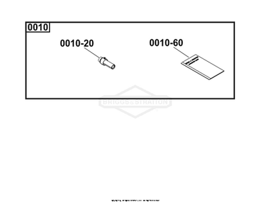 6892-00 - Spark Arrestor / Spark Arrestor Diagram and Parts List for 040746-00  Briggs and Stratton Generator